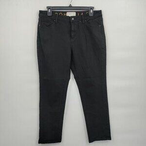 Kate Spade Broome Street Mid-Rise Crop Skinny Jeans Stretch 29 Women Black